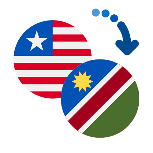 How to send money from Liberia to Namibia