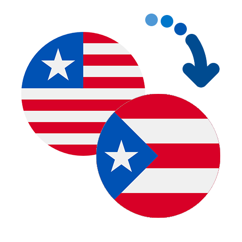Wie kann man online Geld von Liberia nach Puerto Rico senden?