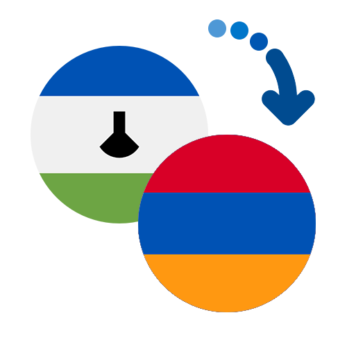 Jak wysłać pieniądze z Lesotho do Armenii online?