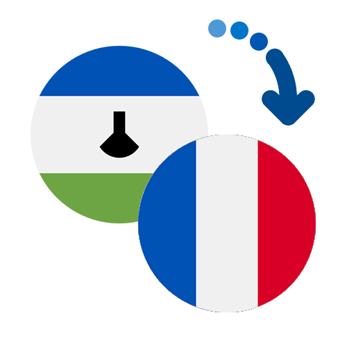 Jak wysłać pieniądze z Lesotho do Francji online?