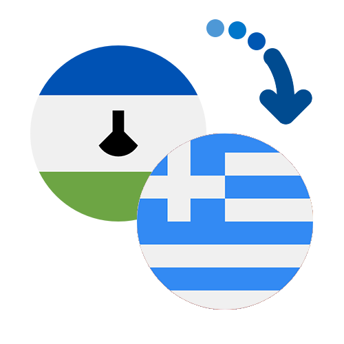 Wie kann man online Geld von Lesotho nach Griechenland senden?