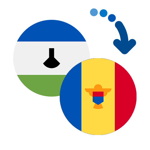 ¿Cómo mandar dinero de Lesotho a Moldavia?