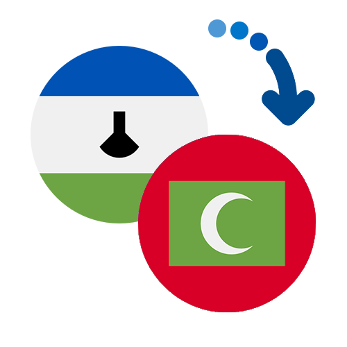 How to send money from Lesotho to the Maldives