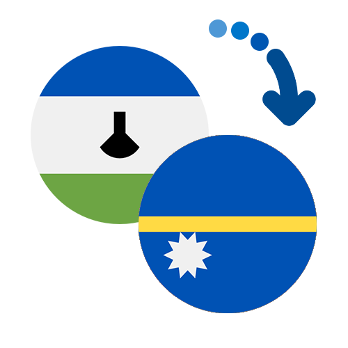 How to send money from Lesotho to Nauru