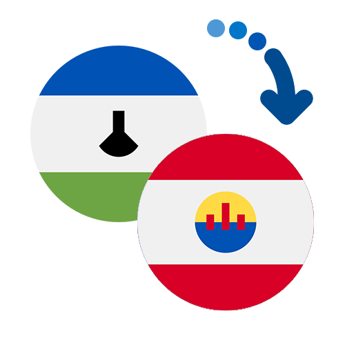 ¿Cómo mandar dinero de Lesotho a la Polinesia Francesa?