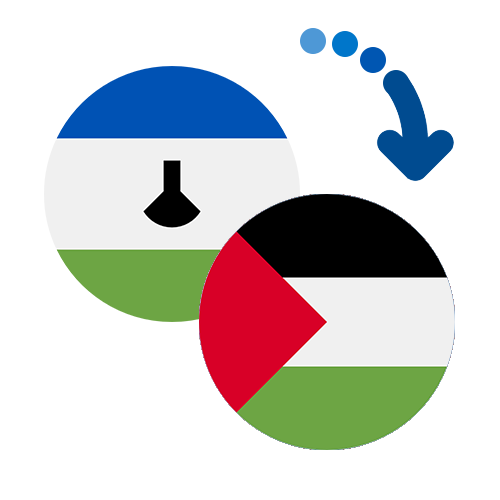 How to send money from Lesotho to Palestine