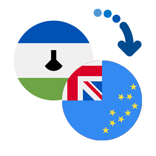 How to send money from Lesotho to Tuvalu