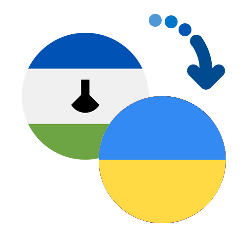 ¿Cómo mandar dinero de Lesotho a Ucrania?