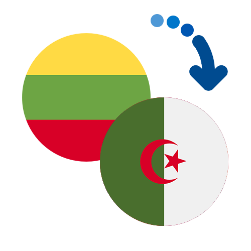 How to send money from Lithuania to Algeria