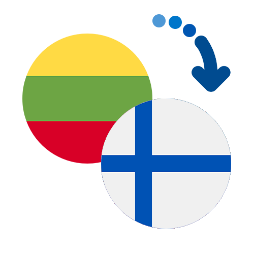 ¿Cómo mandar dinero de Lituania a Finlandia?