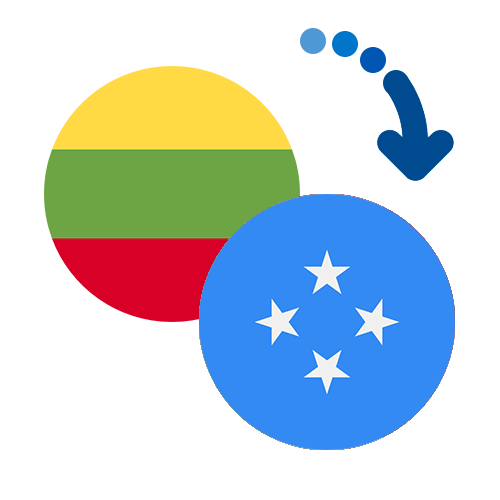 Jak wysłać pieniądze z Litwy do Mikronezji online?