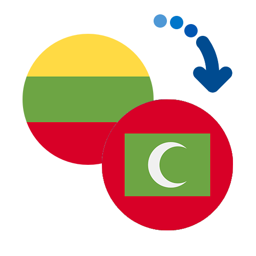 Wie kann man online Geld von Litauen auf die Malediven senden?