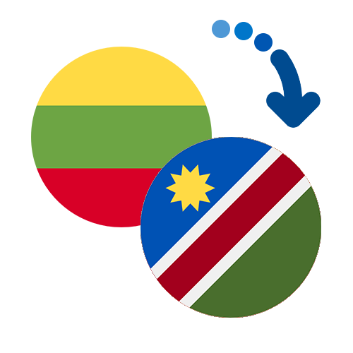 Jak wysłać pieniądze z Litwy do Namibii online?