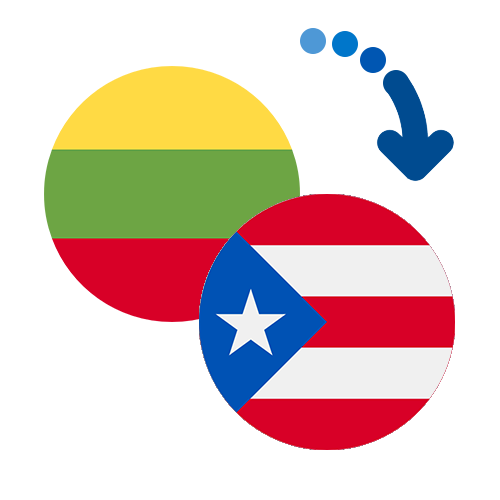 Как перевести деньги из Литвы в Пуэрто Рико