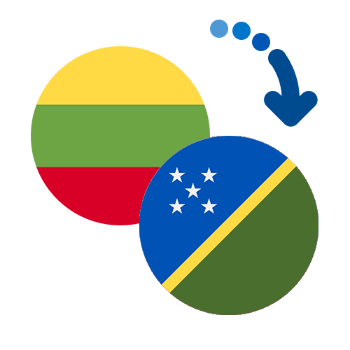 Wie kann man online Geld von Litauen auf die Salomon-Inseln senden?
