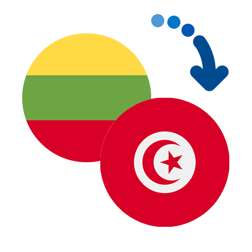 Wie kann man online Geld von Litauen nach Tunesien senden?