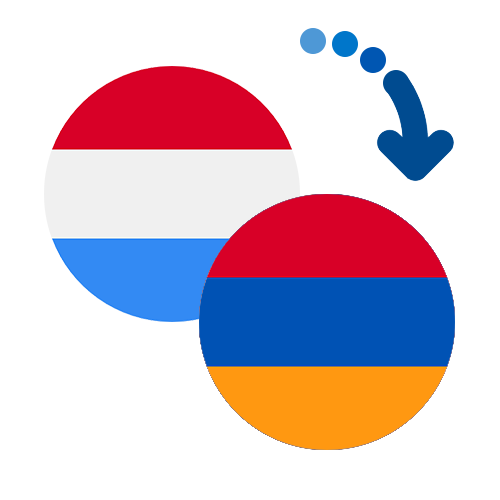 How to send money from Luxembourg to Armenia