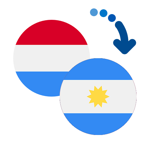 Wie kann man online Geld von Luxemburg nach Argentinien senden?