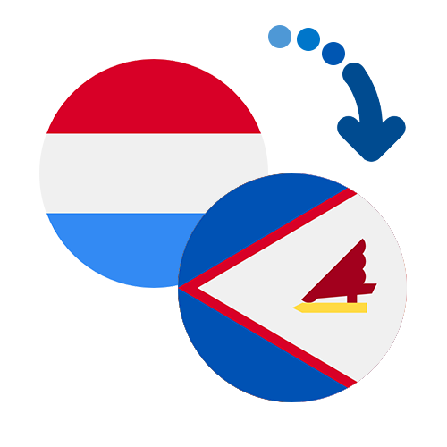 ¿Cómo mandar dinero de Luxemburgo a Samoa Americana?