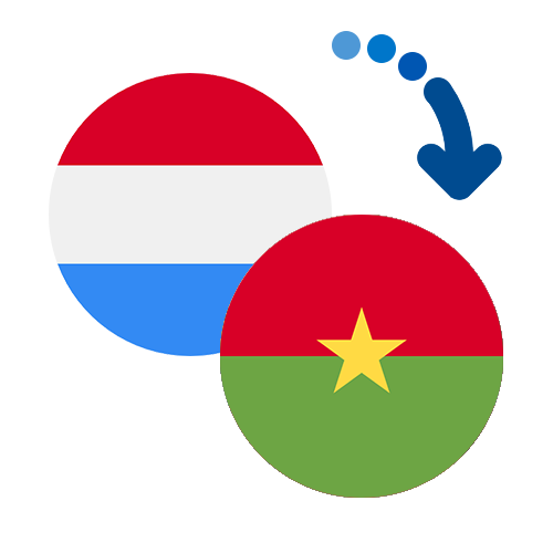 Wie kann man online Geld von Luxemburg nach Burkina Faso senden?