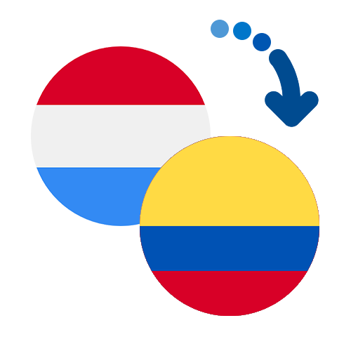 ¿Cómo mandar dinero de Luxemburgo a Colombia?