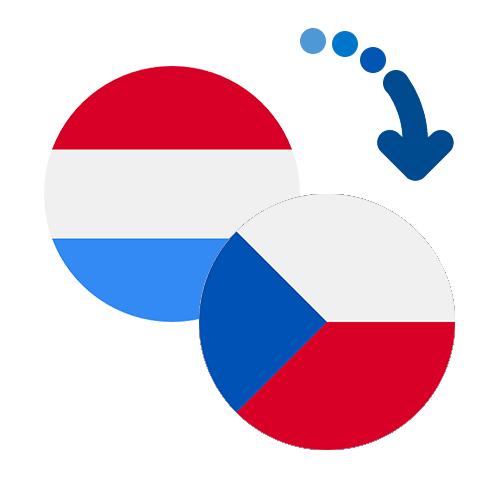 Wie kann man online Geld von Luxemburg in die Tschechische Republik senden?