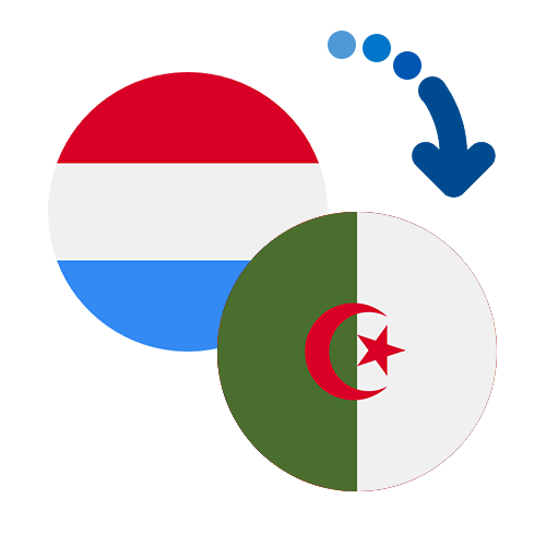 How to send money from Luxembourg to Algeria