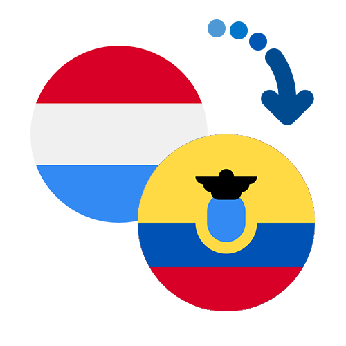 Wie kann man online Geld von Luxemburg nach Ecuador senden?