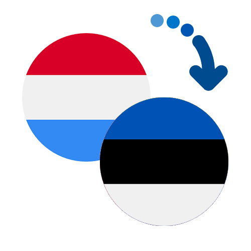 Wie kann man online Geld von Luxemburg nach Estland senden?