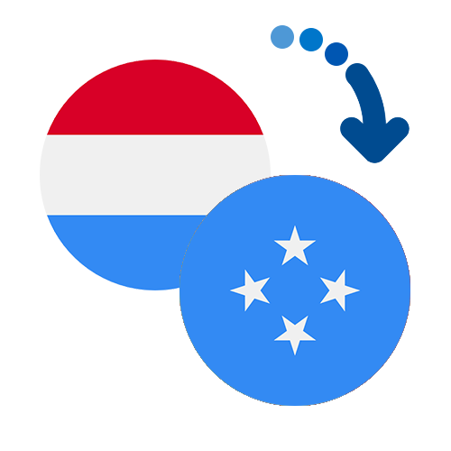 ¿Cómo mandar dinero de Luxemburgo a Micronesia?