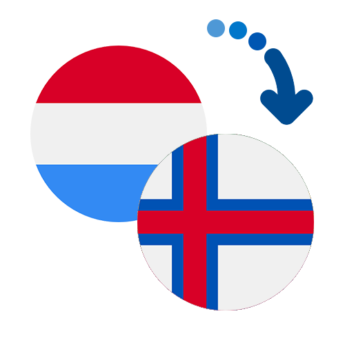 Wie kann man online Geld von Luxemburg auf die Färöer Inseln senden?