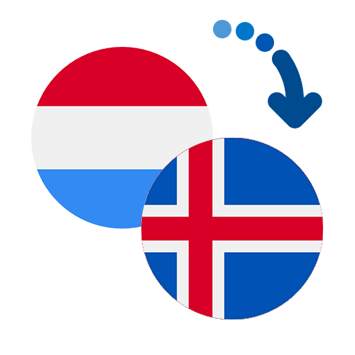 How to send money from Luxembourg to Iceland