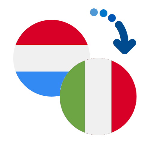 ¿Cómo mandar dinero de Luxemburgo a Italia?