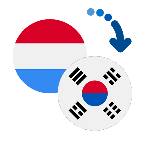 How to send money from Luxembourg to South Korea