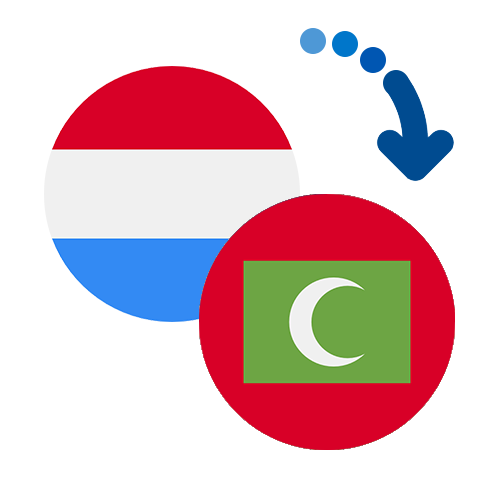 Wie kann man online Geld von Luxemburg auf die Malediven senden?