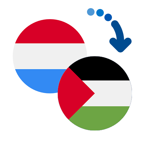 How to send money from Luxembourg to Palestine