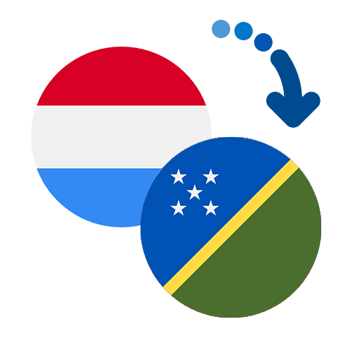 Wie kann man online Geld von Luxemburg auf die Salomon-Inseln senden?