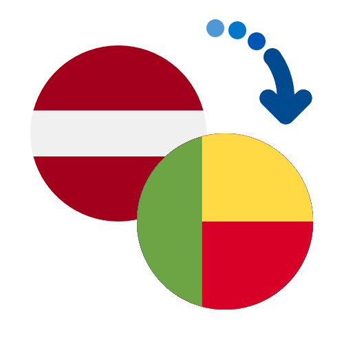 ¿Cómo mandar dinero de Letonia a Benín?
