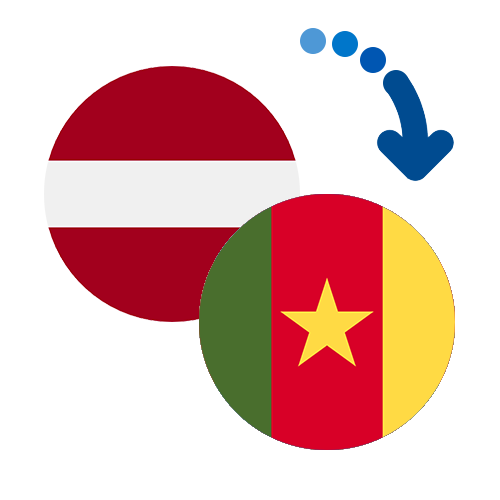 ¿Cómo mandar dinero de Letonia a Camerún?