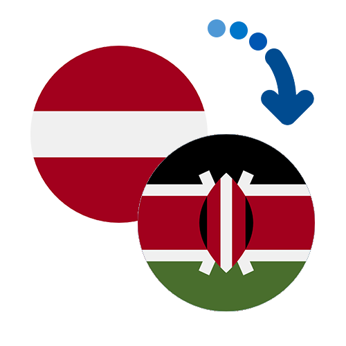 ¿Cómo mandar dinero de Letonia a Kenia?