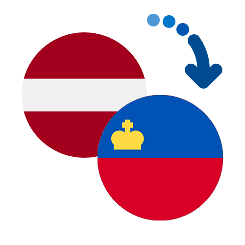 ¿Cómo mandar dinero de Letonia a Liechtenstein?