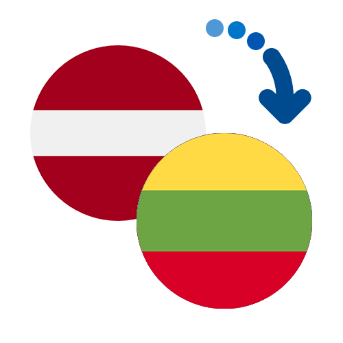 ¿Cómo mandar dinero de Letonia a Lituania?