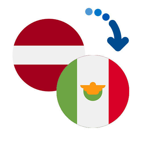 Wie kann man online Geld von Lettland nach Mexiko senden?