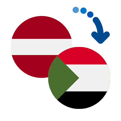 How to send money from Latvia to Sudan