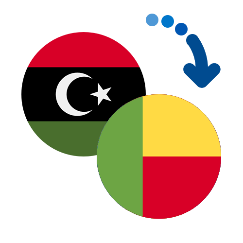Wie kann man online Geld von Libyen nach Benin senden?
