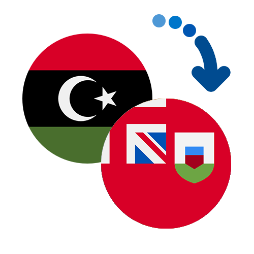 Wie kann man online Geld von Libyen nach Bermuda senden?