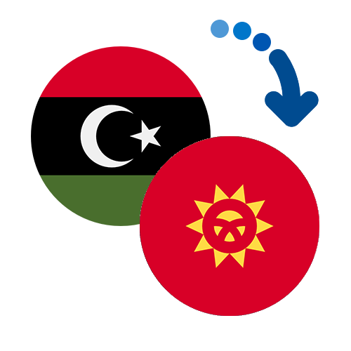 Wie kann man online Geld von Libyen nach Kirgisistan senden?