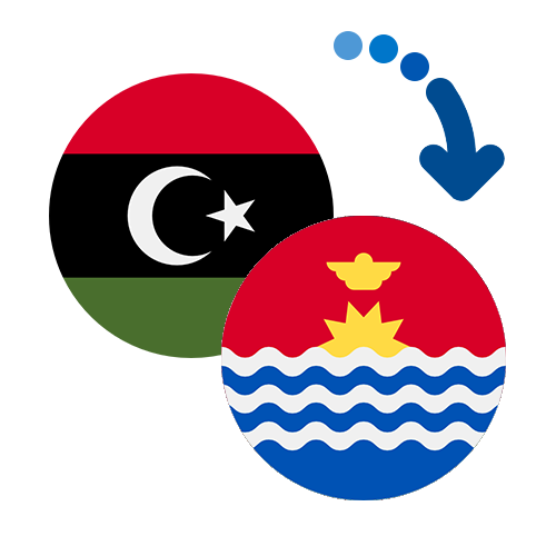 ¿Cómo mandar dinero de Libia a Kiribati?