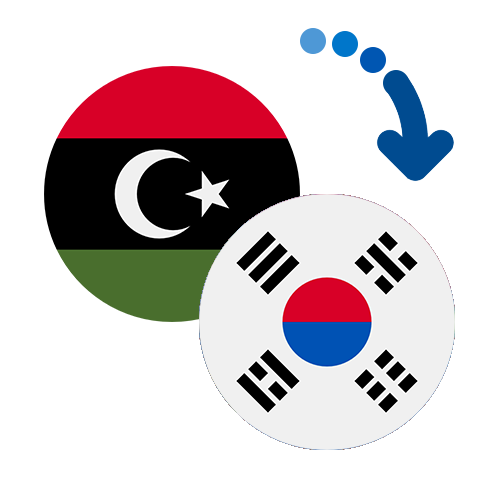 Wie kann man online Geld von Libyen nach Südkorea senden?