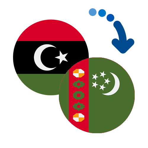 Wie kann man online Geld von Libyen nach Turkmenistan senden?